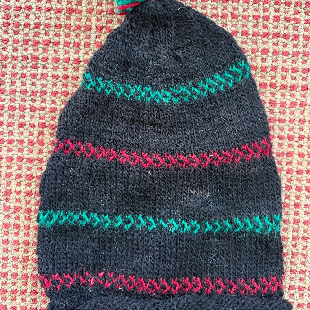 Hand knitted hat